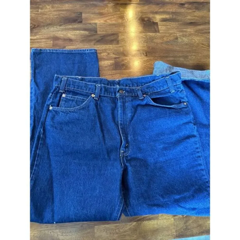 Vintage 80's LEVI'S Orange Tab‎ Blue Jeans Men's Size 38x31 SF 207